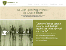 Tablet Screenshot of greenleafcp.com